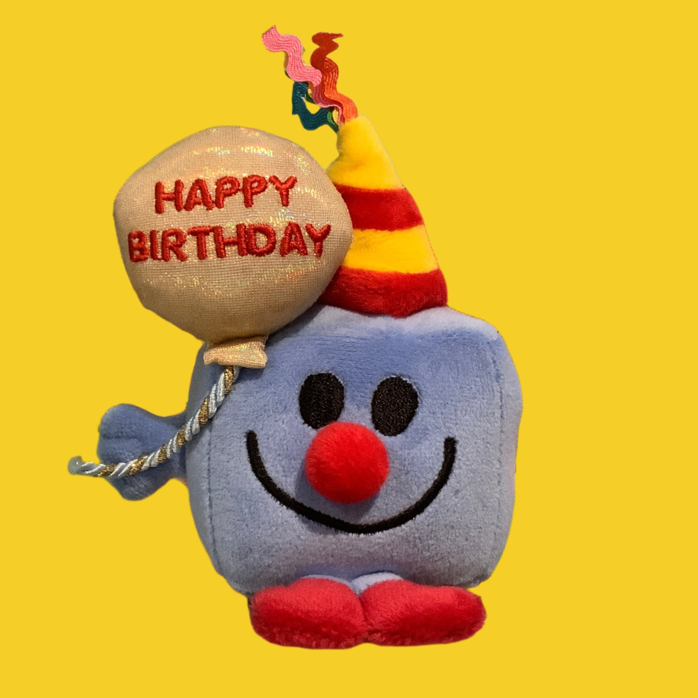 MR. BIRTHDAY BALLOON PLUSH KEYCHAIN
