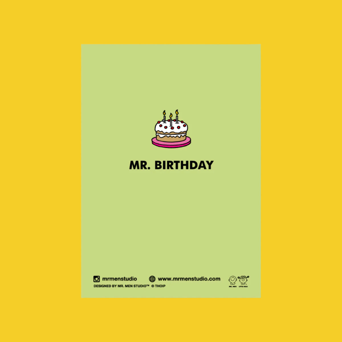 MR. BIRTHDAY GREETING CARD