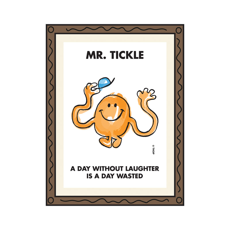 MR. TICKLE WATERCOLOR ART PRINT