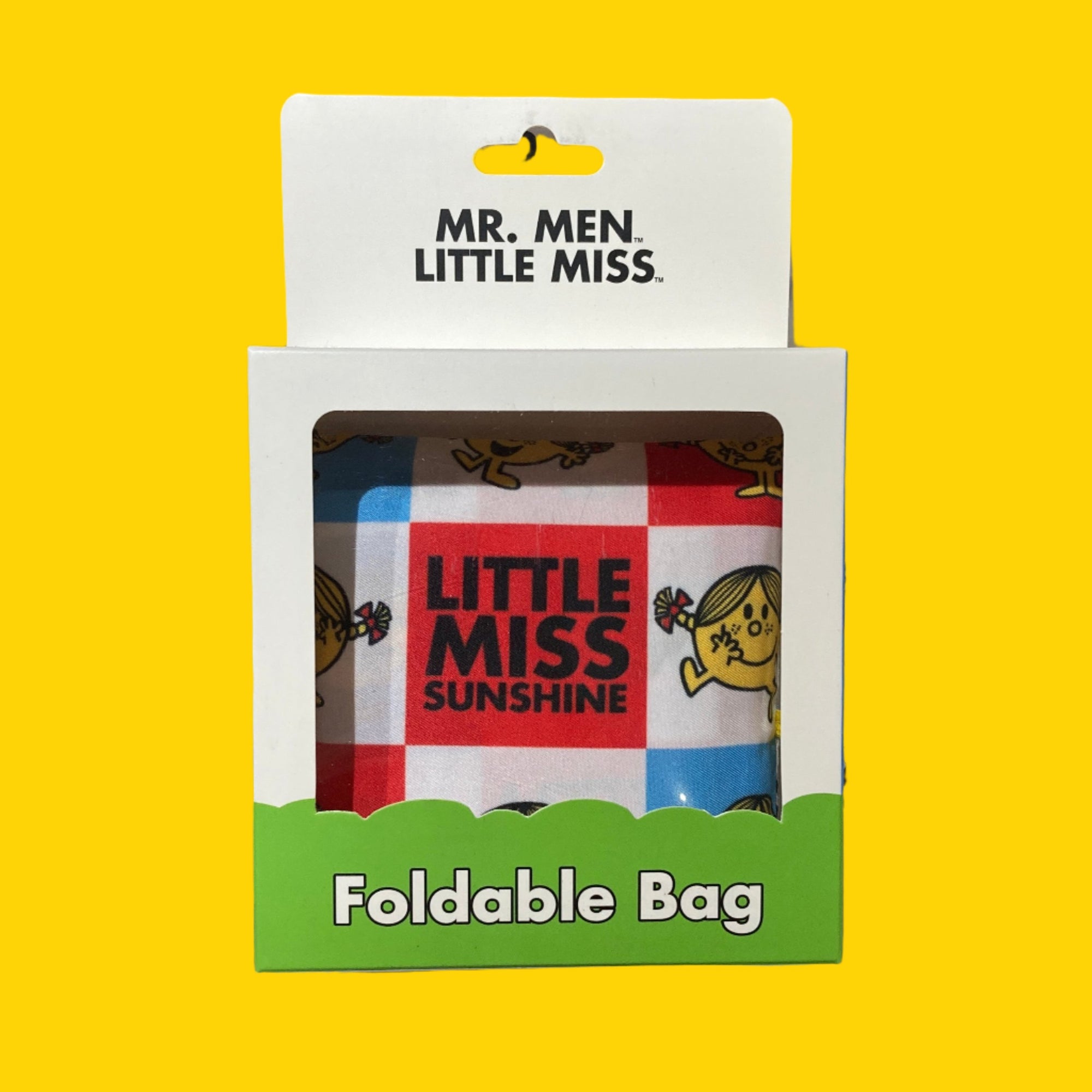 SHOPPING BAG: LITTLE MISS SUNSHINE (multicolored squares)