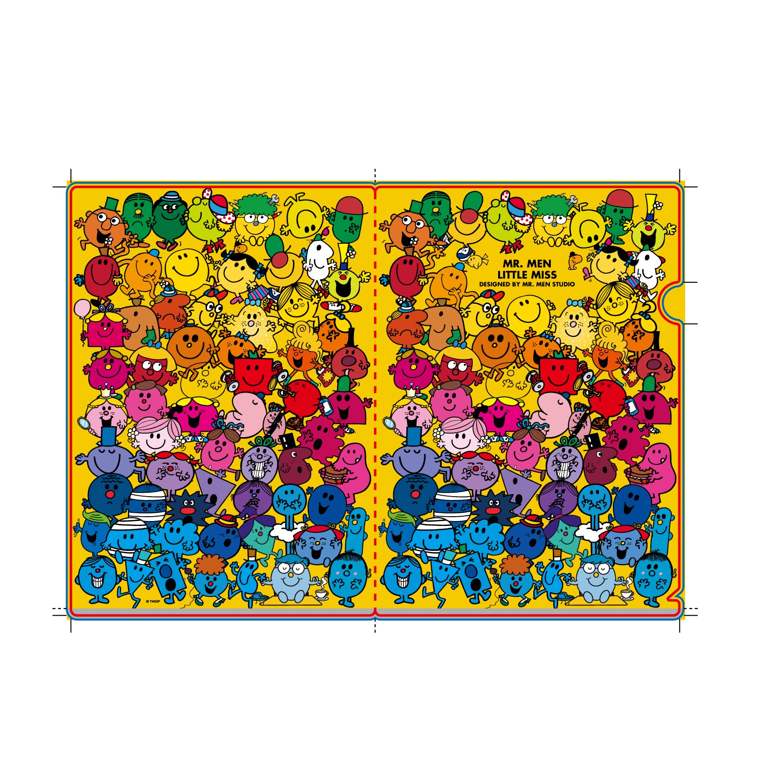 Mr. Men Little Miss A4 File