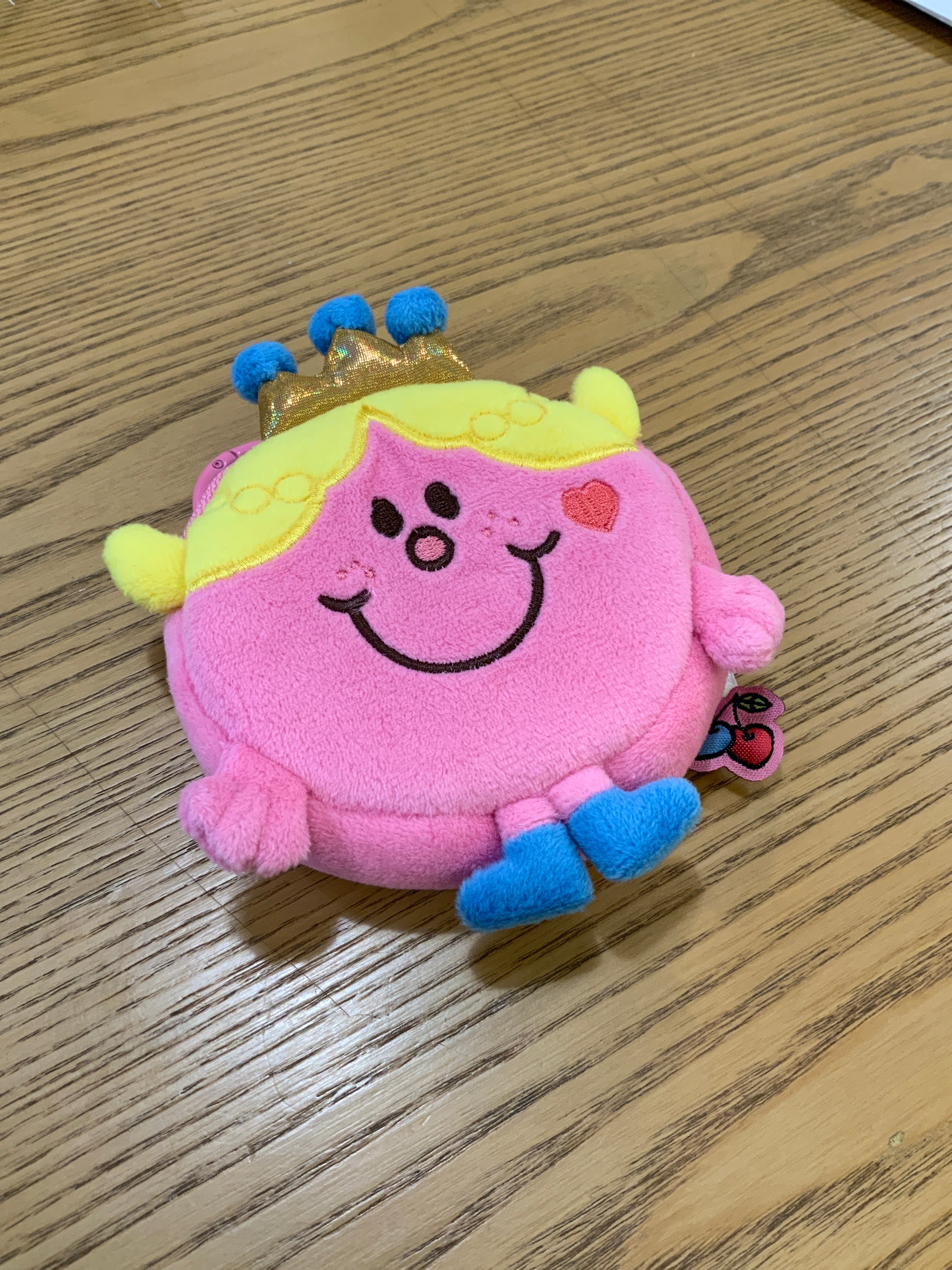 Little Miss Princess coin bag with heart