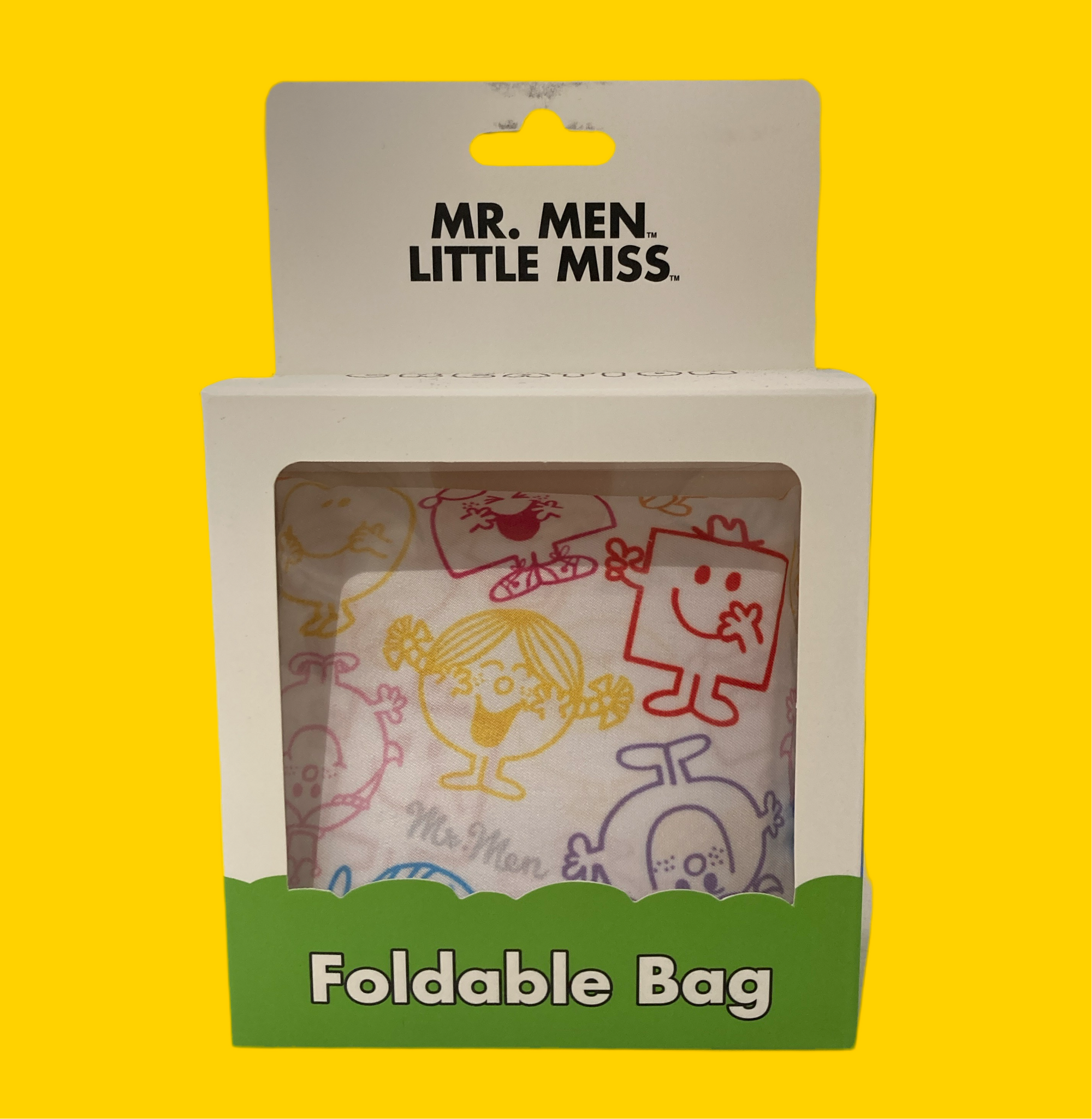 SHOPPING TOTE: MR. MEN LITTLE MISS OUTLINE (multicolor)