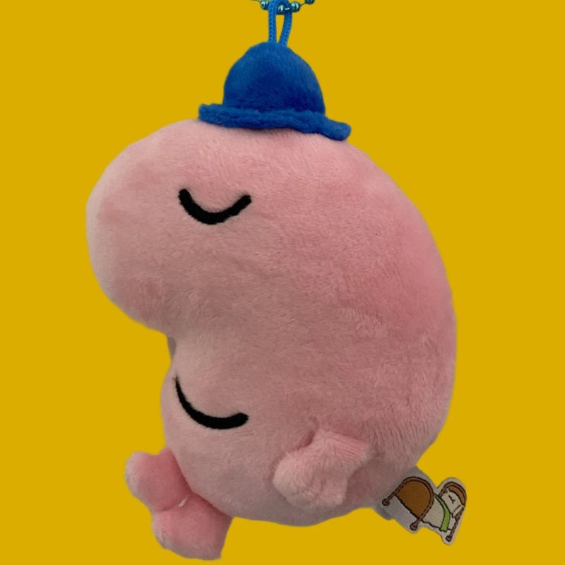 MR. LAZY PLUSH KEYCHAIN