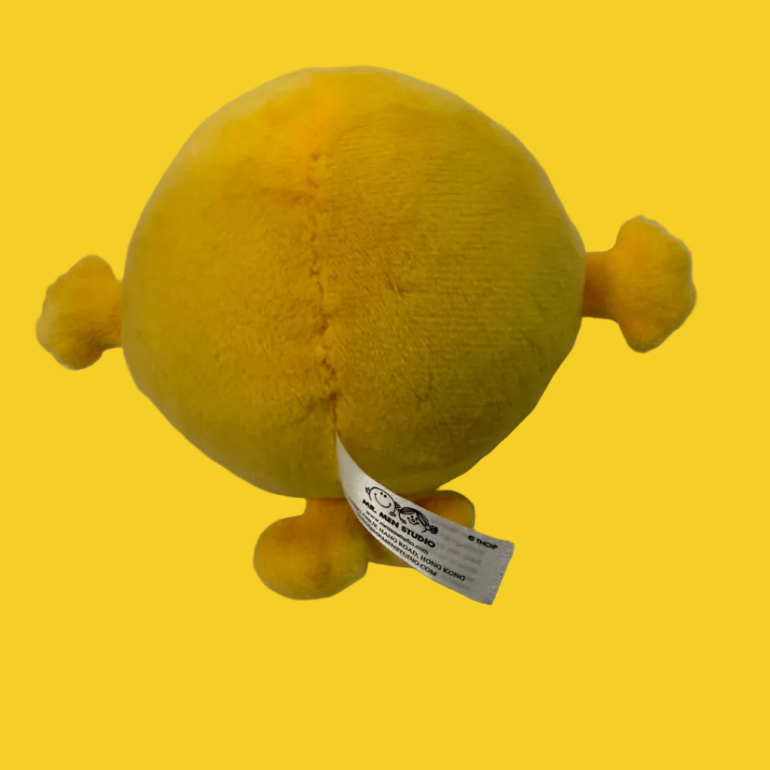 MR. HAPPY PLUSH KEYCHAIN with metal loop