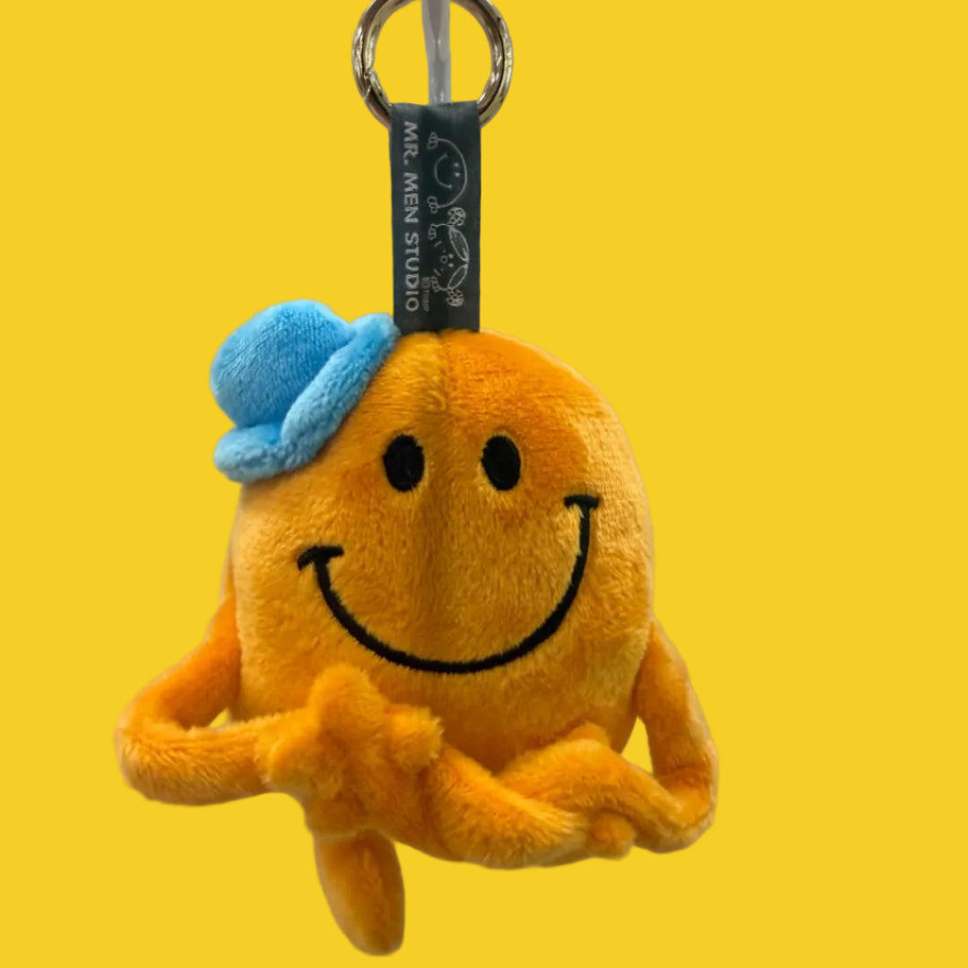 MR. TICKLE PLUSH KEYCHAIN with loop