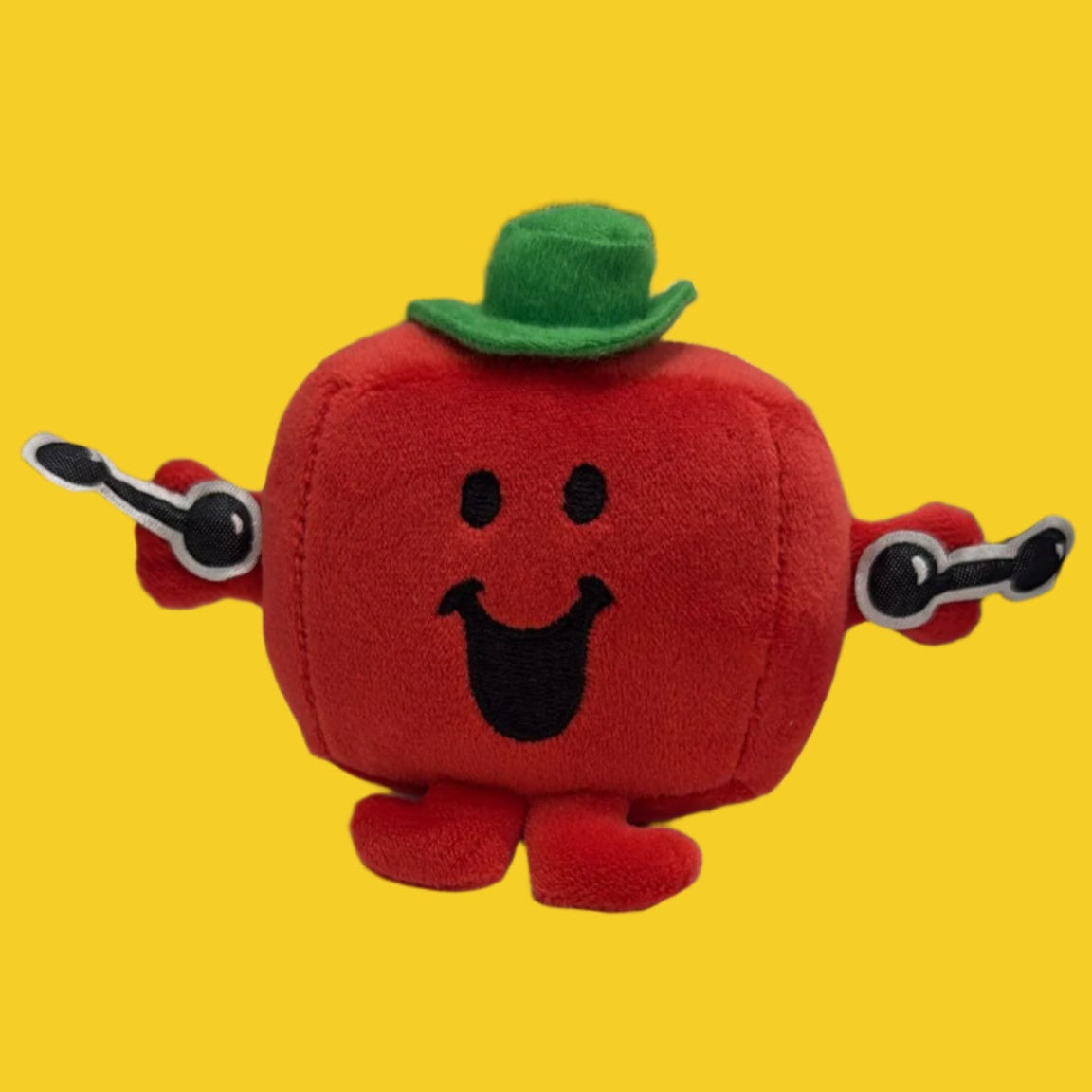 MR. STRONG WITH WEIGHTS PLUSH KEYCHAIN