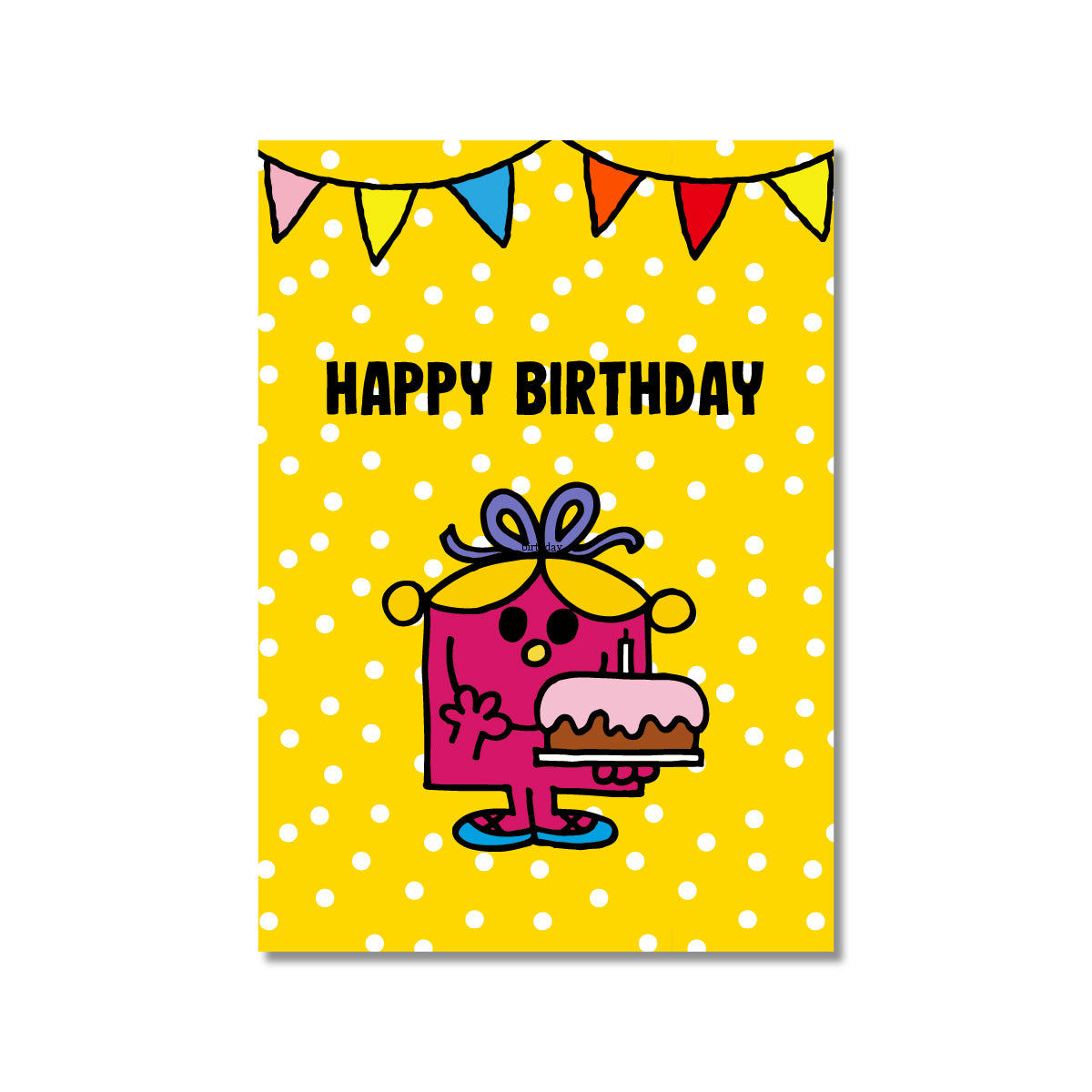 LITTLE MISS BIRTHDAY GREETING CARD