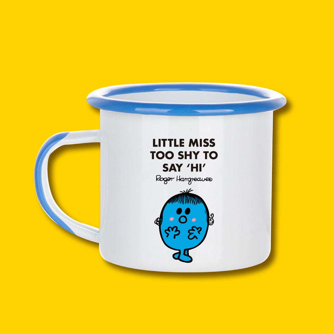 BLUE PERSONALIZED ENAMEL MUG