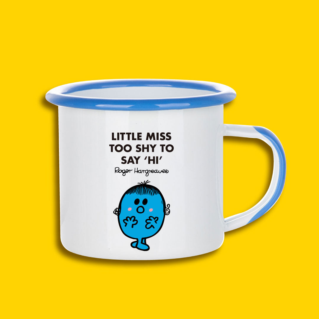 BLUE PERSONALIZED ENAMEL MUG
