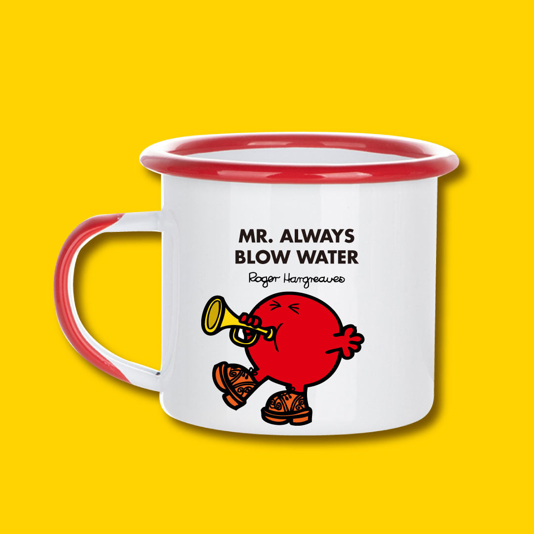 RED PERSONALIZED ENAMEL MUG