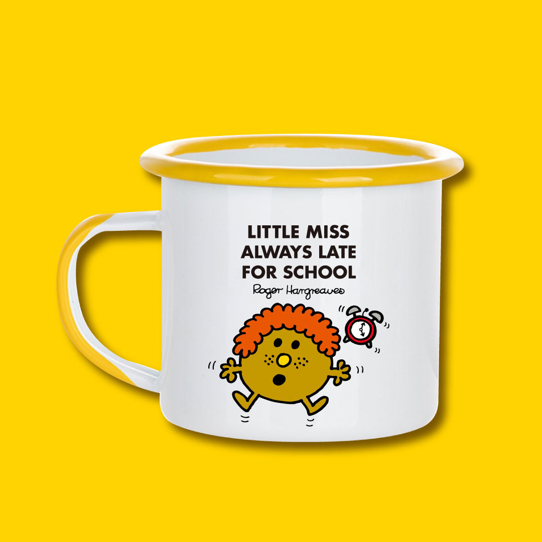 YELLOW PERSONALIZED ENAMEL MUG