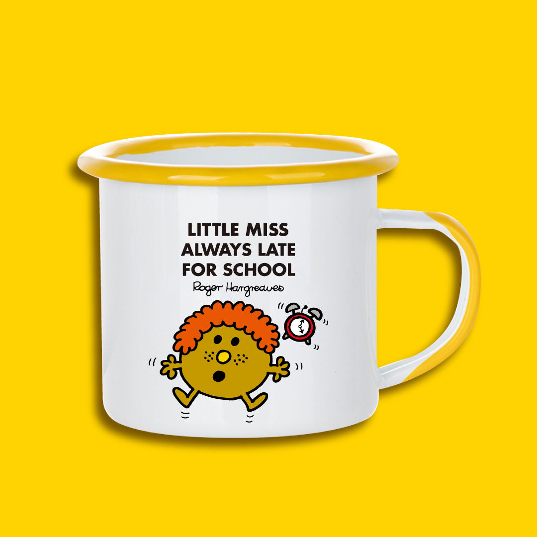 YELLOW PERSONALIZED ENAMEL MUG