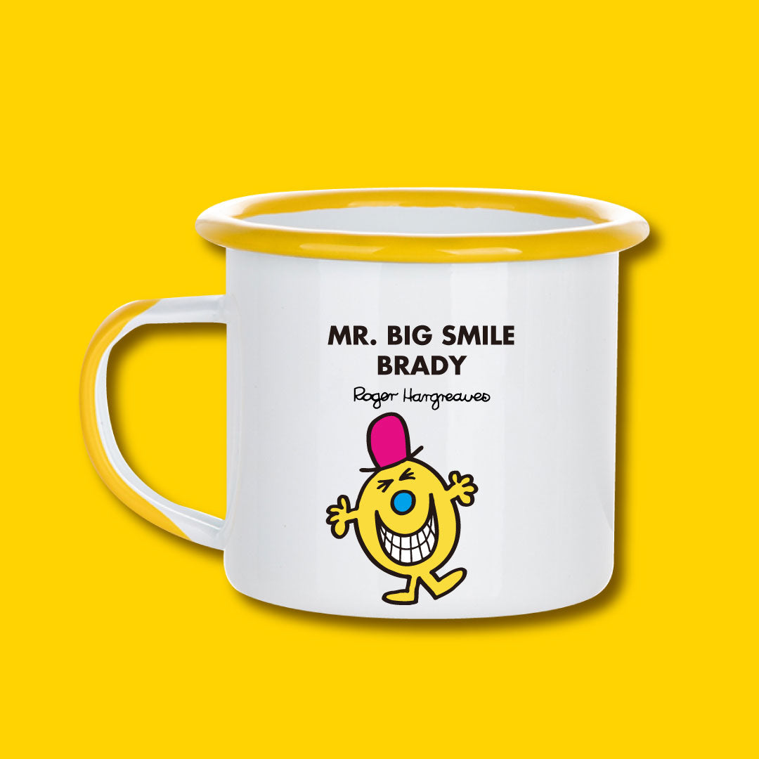 YELLOW PERSONALIZED ENAMEL MUG
