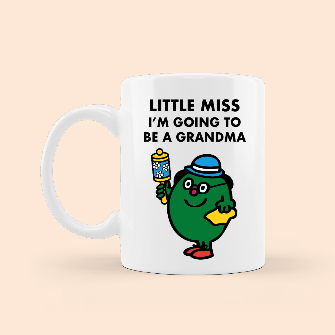 "LITTLE MISS I'M GOING TO BE A GRANDMA" MUG