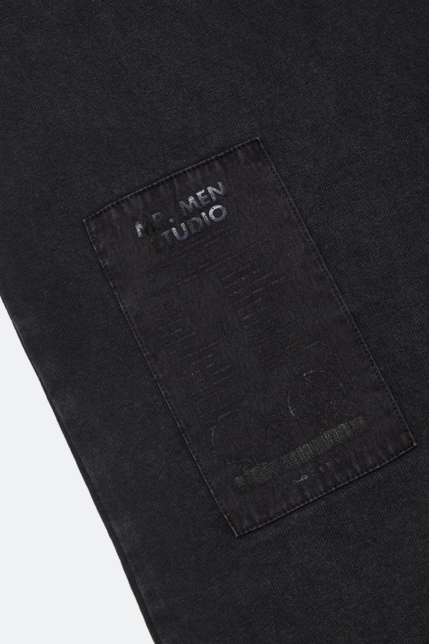 GROCERY x MR. MEN STUDIO SKETCH GRAPHIC TEE / WASHED BLACK
