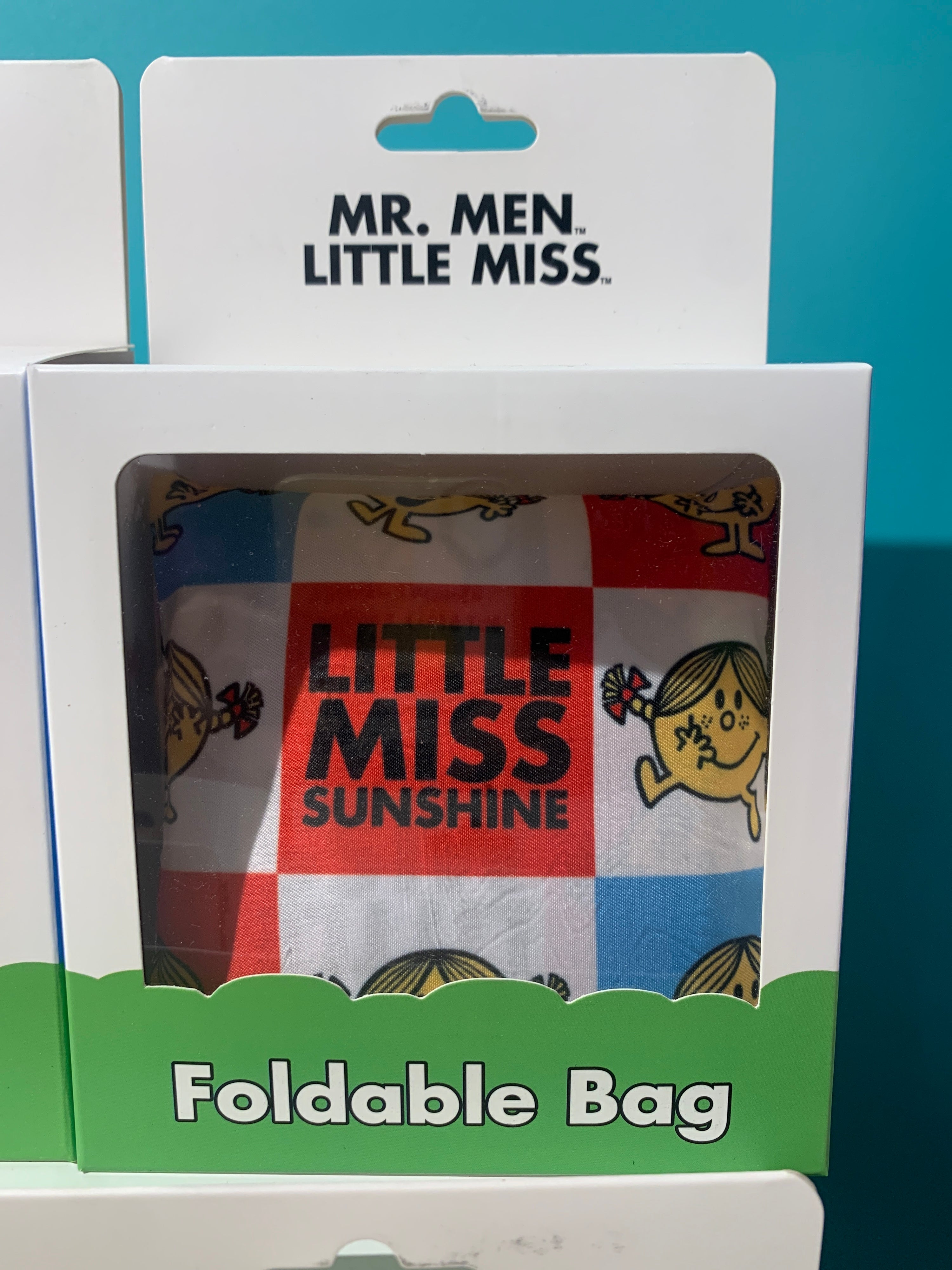 SHOPPING BAG: LITTLE MISS SUNSHINE (multicolored squares)