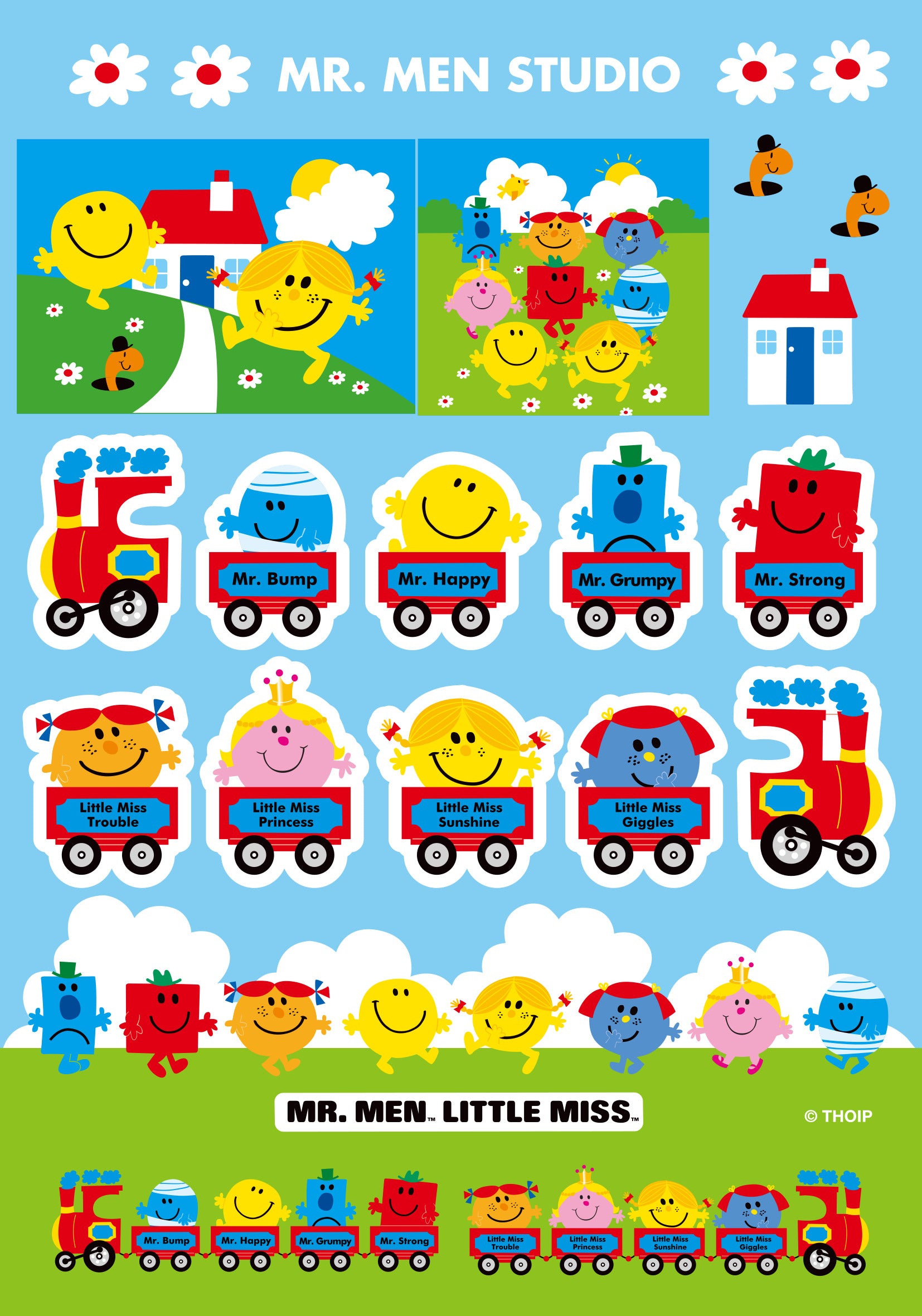 Stickers: Train adventure