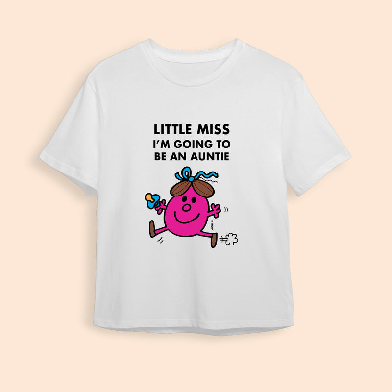 "LITTLE MISS I'M GOING TO BE AN AUNTIE" T-SHIRT