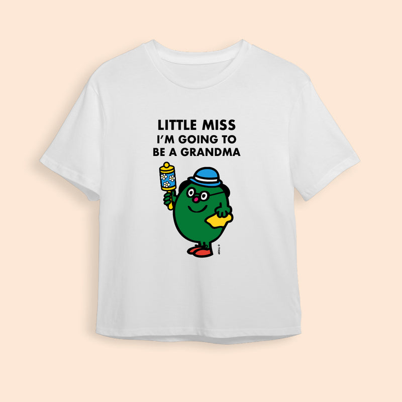 "LITTLE MISS I'M GOING TO BE A GRANDMA" T-SHIRT