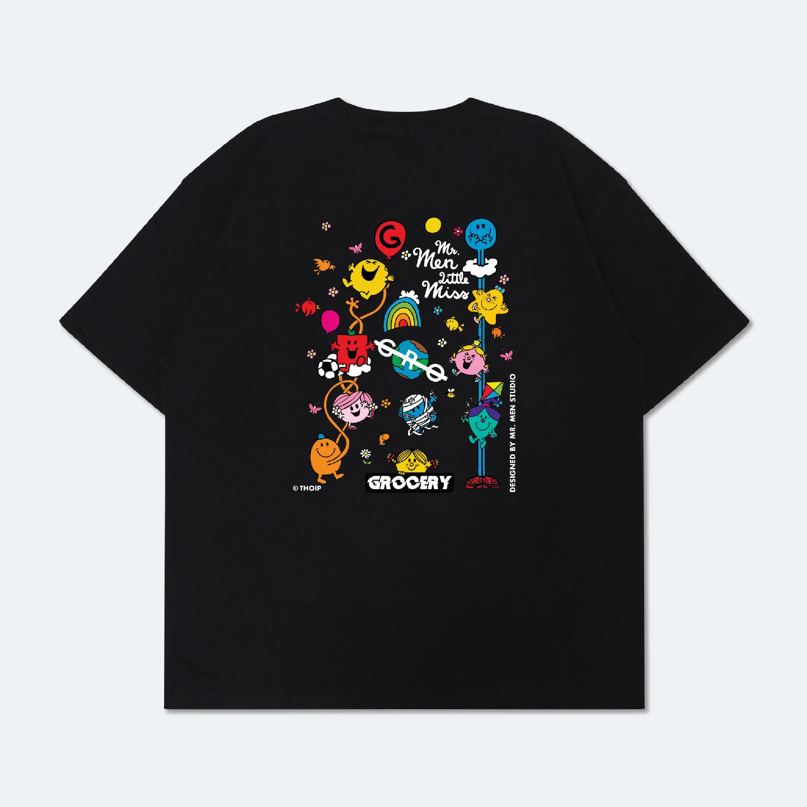 GROCERY ADULT x MR. MEN STUDIO TEE/ BLACK