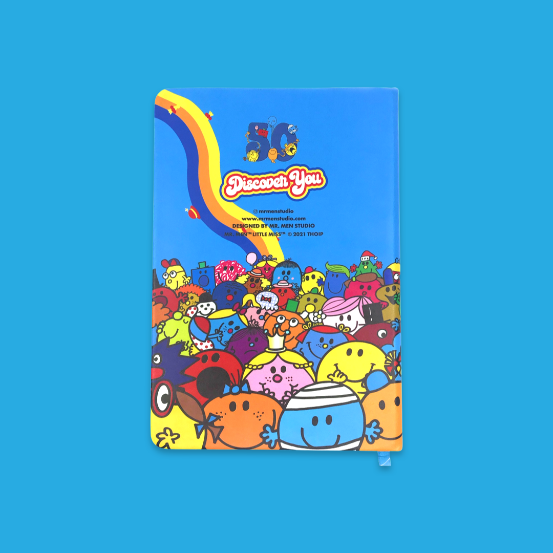 MR. MEN LITTLE MISS "DISCOVER YOU" A5 NOTEBOOK