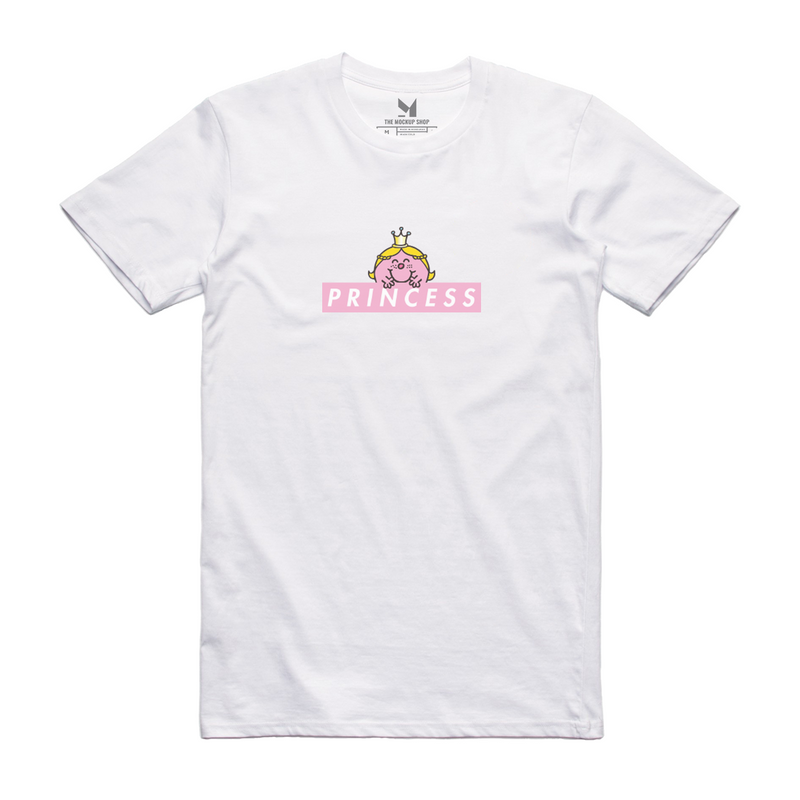 Little Miss Princess Adult T-Shirt - Mr. Men Little Miss Merchandise