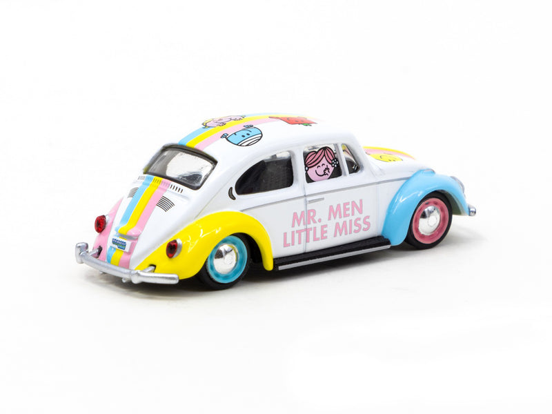 Mr. Men Little Miss - VW Beetle 1/64 scale model toy car rear