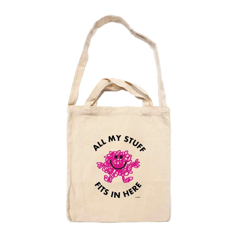 Mr. Messy canvas eco friendly vegan tote bag - Mr. Men Little Miss Merchandise